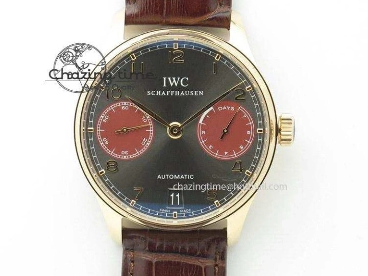 MIROTIME 0513 Portuguese Real PR Real Annual Calendar IW5035 YLF 1:1 Best Edition White Dial On Leather Strap A Refined 7243